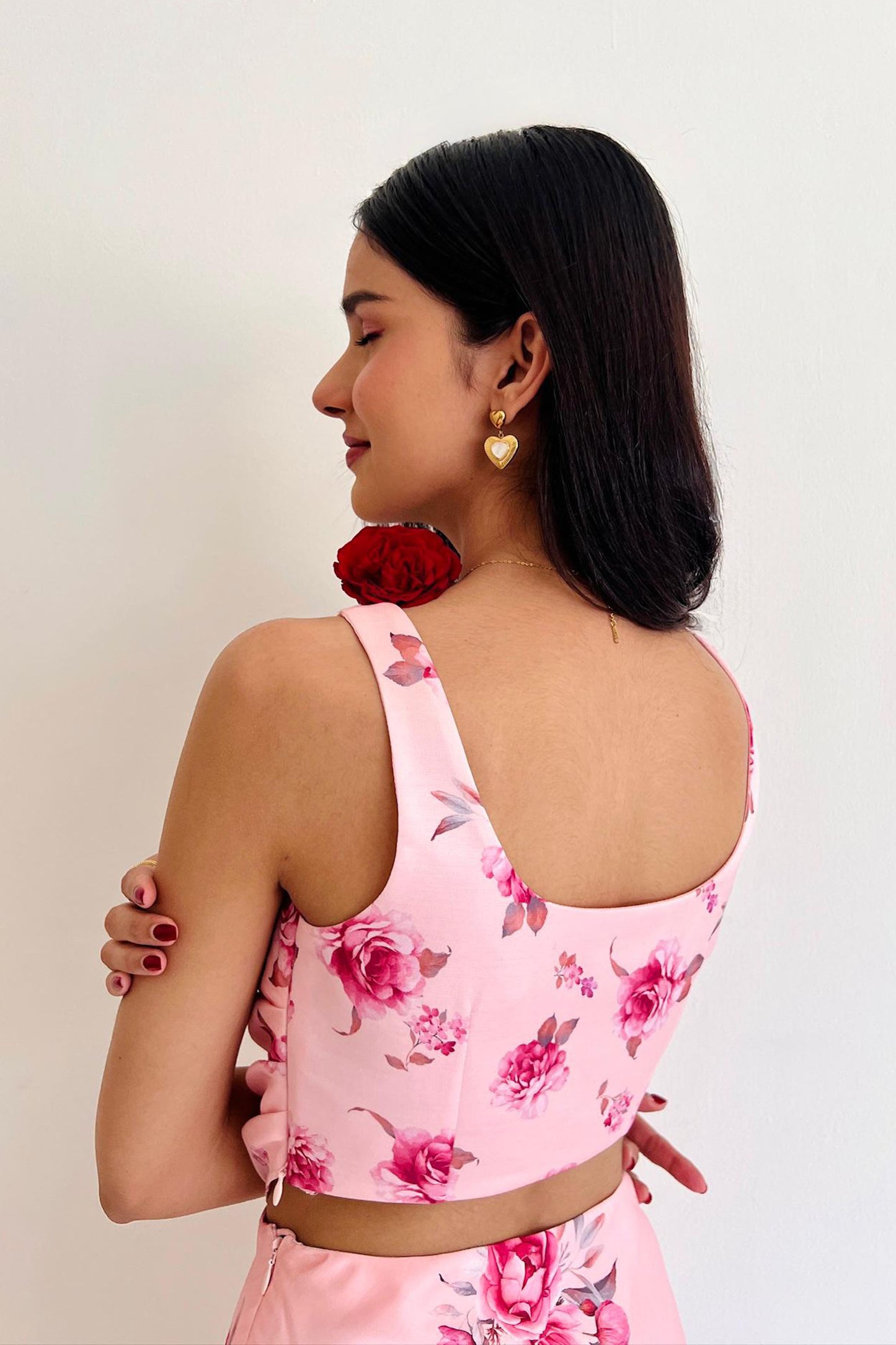 Cupid Cowl Neck Top Valentines Day Collection