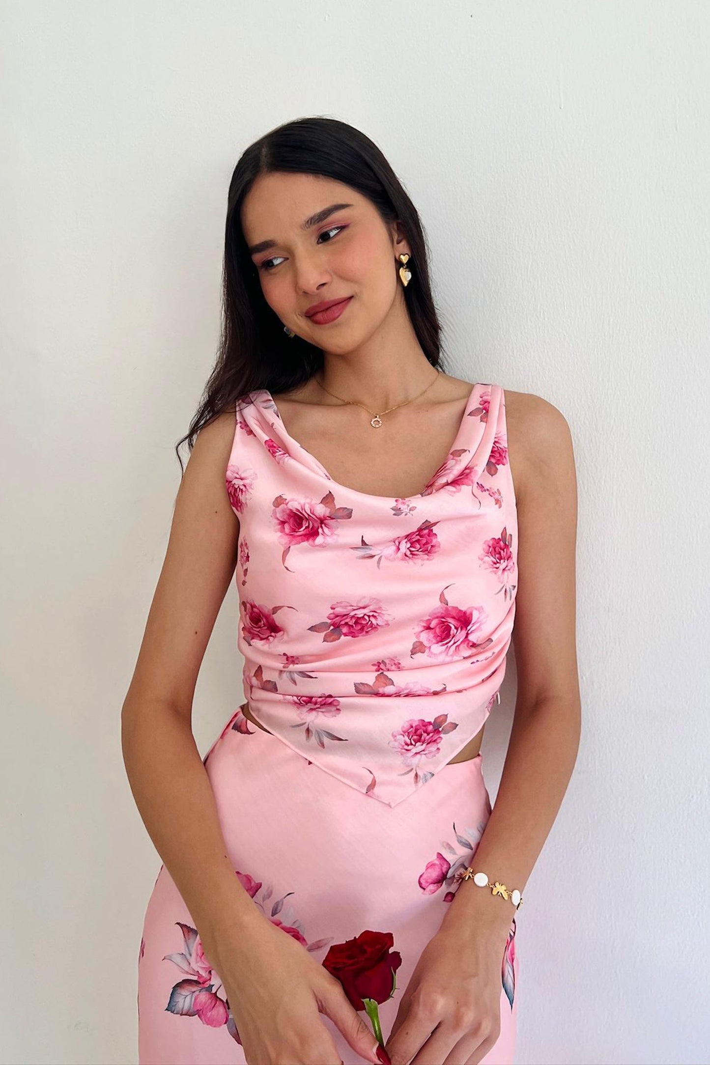 Cupid Cowl Neck Top Valentines Day Collection