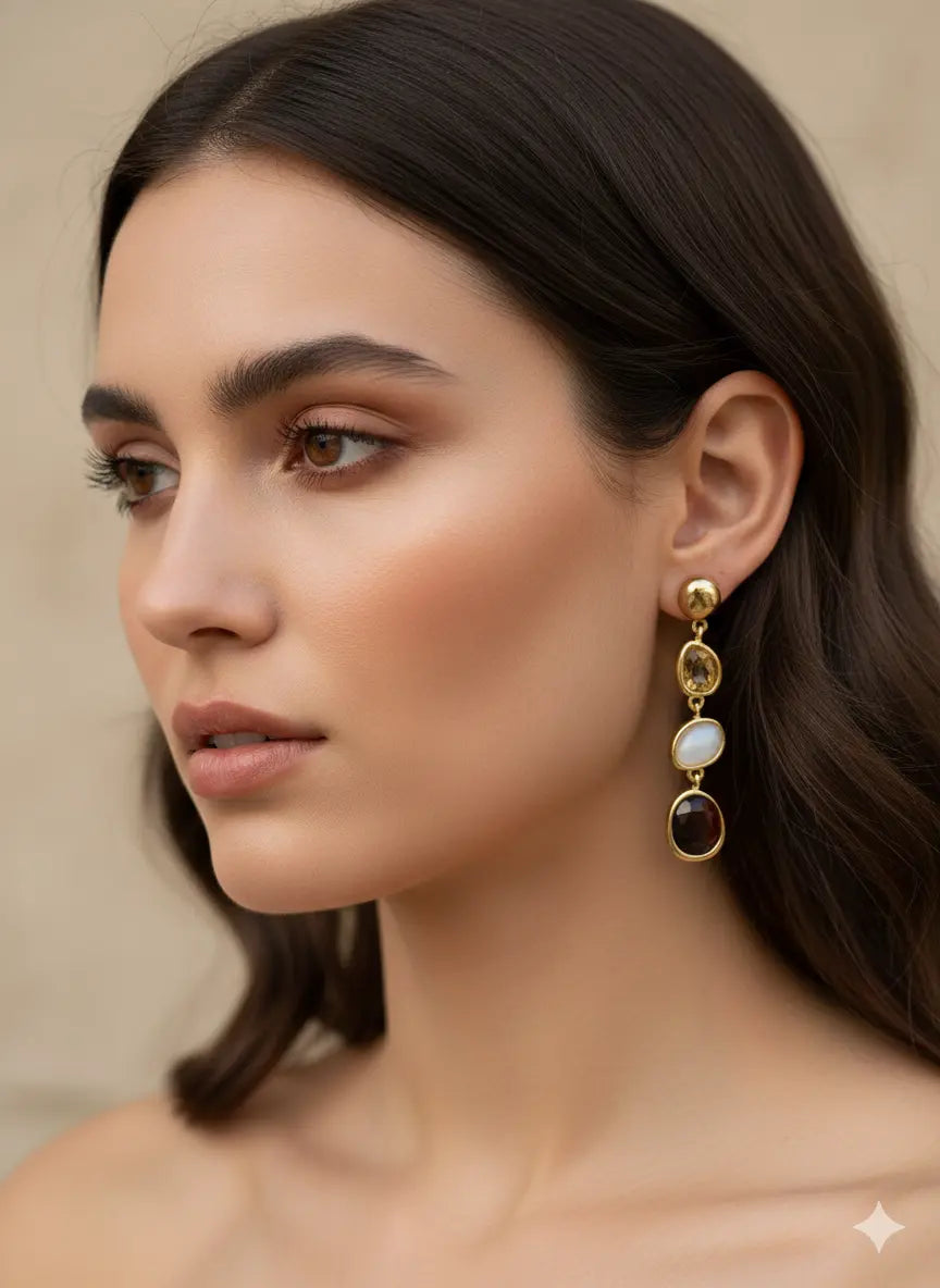 Gemstone Earrings NYE Jewellery