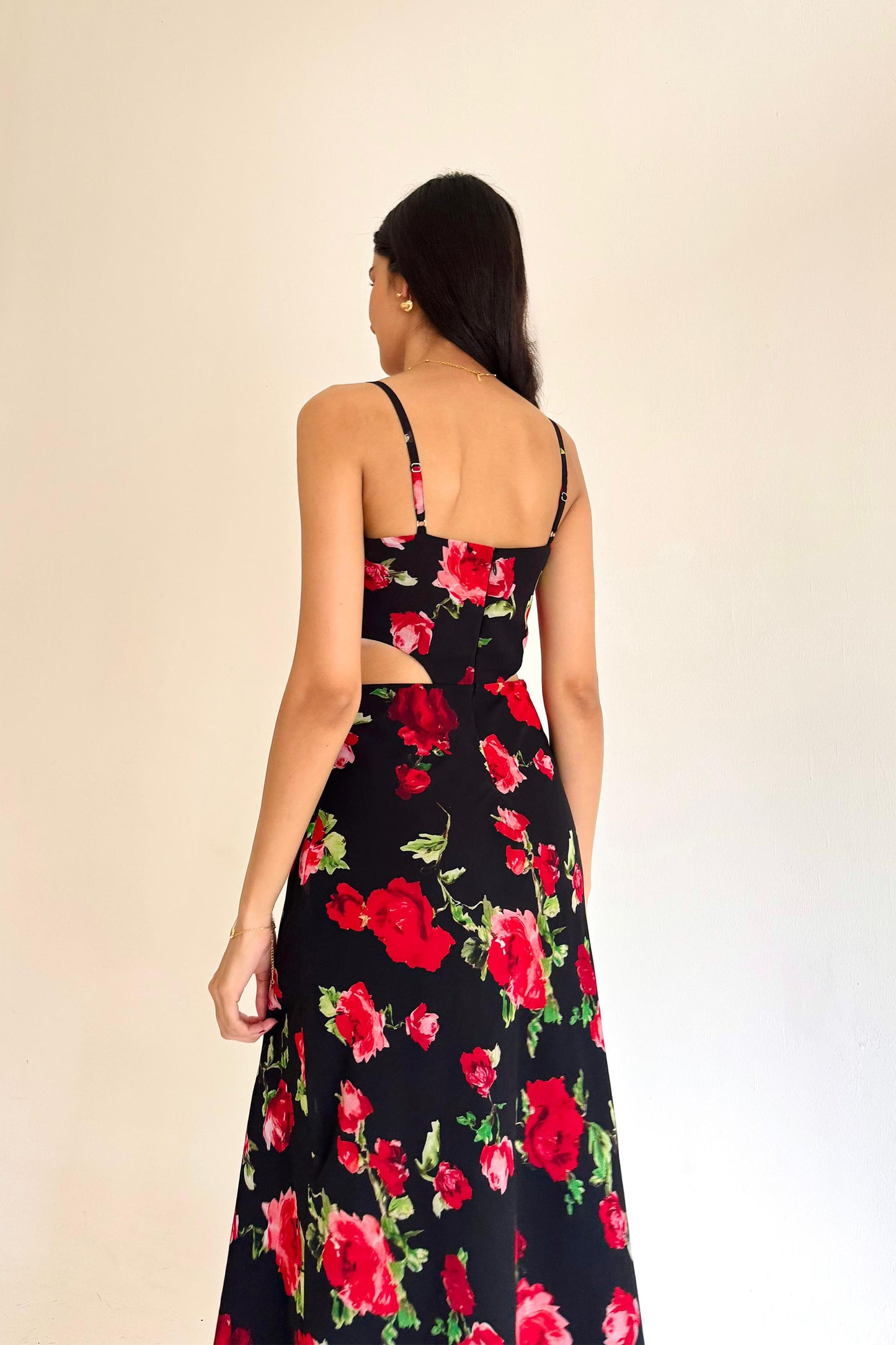 Rosalia Cowl Neck Maxi Dress Valentines Day Collection