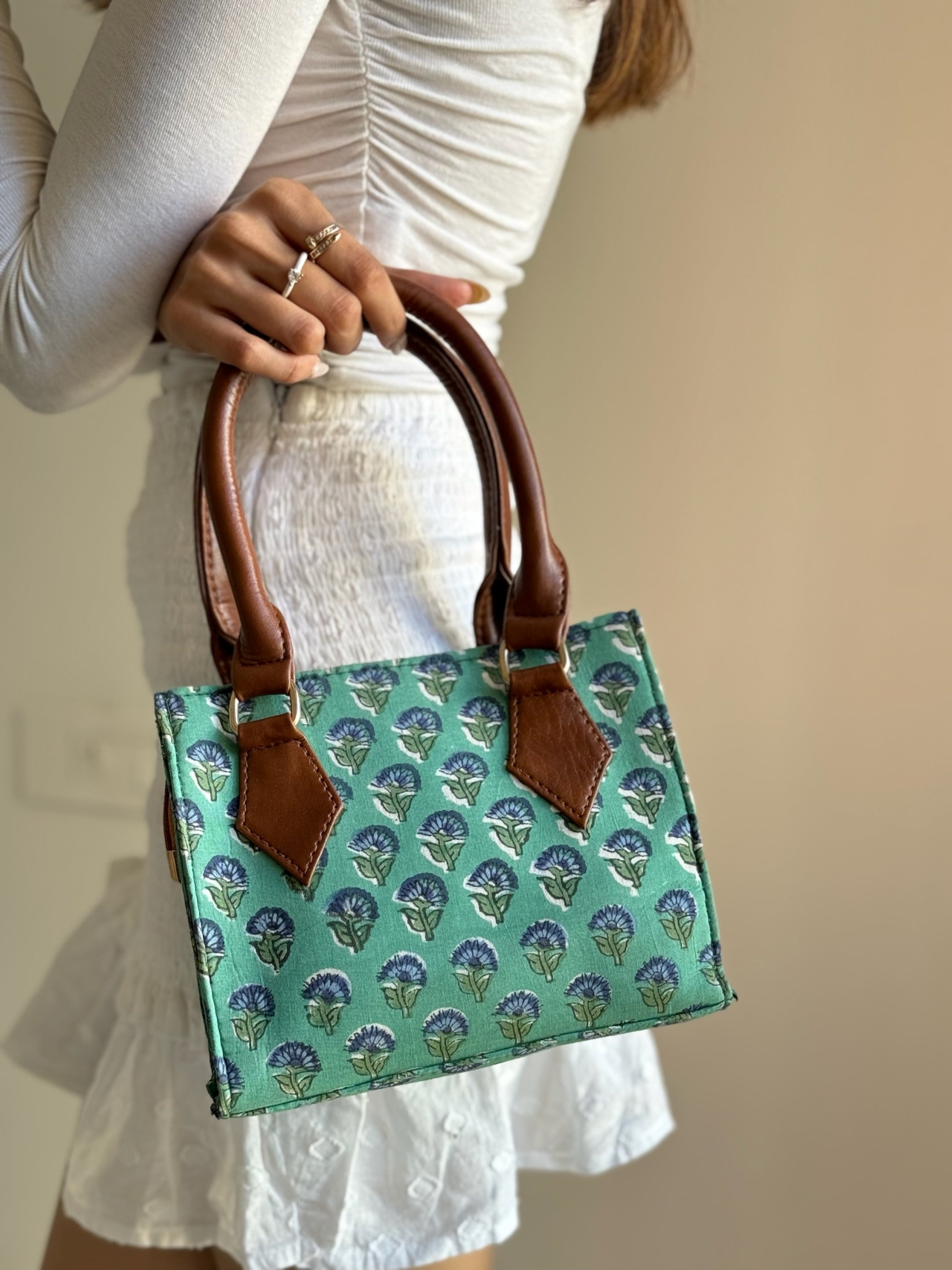 Mini Green Tote