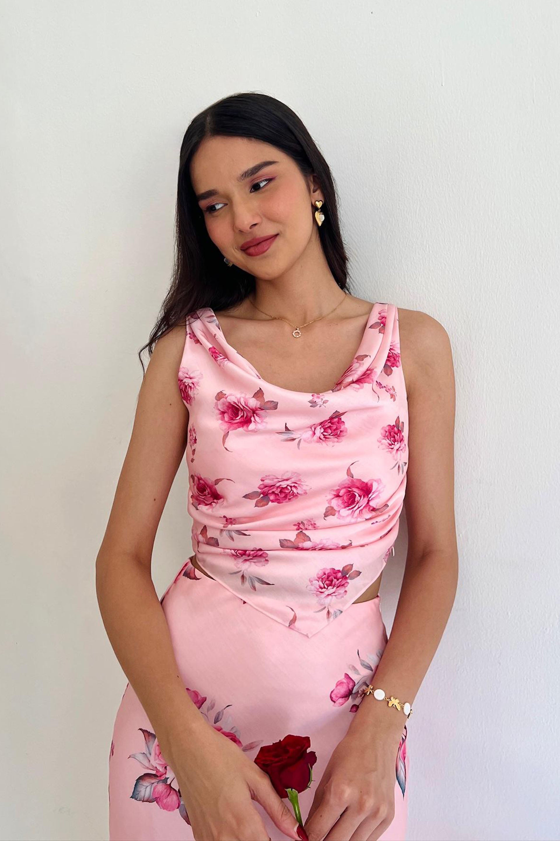 Cupid Cowl Neck Top Valentines Day Collection