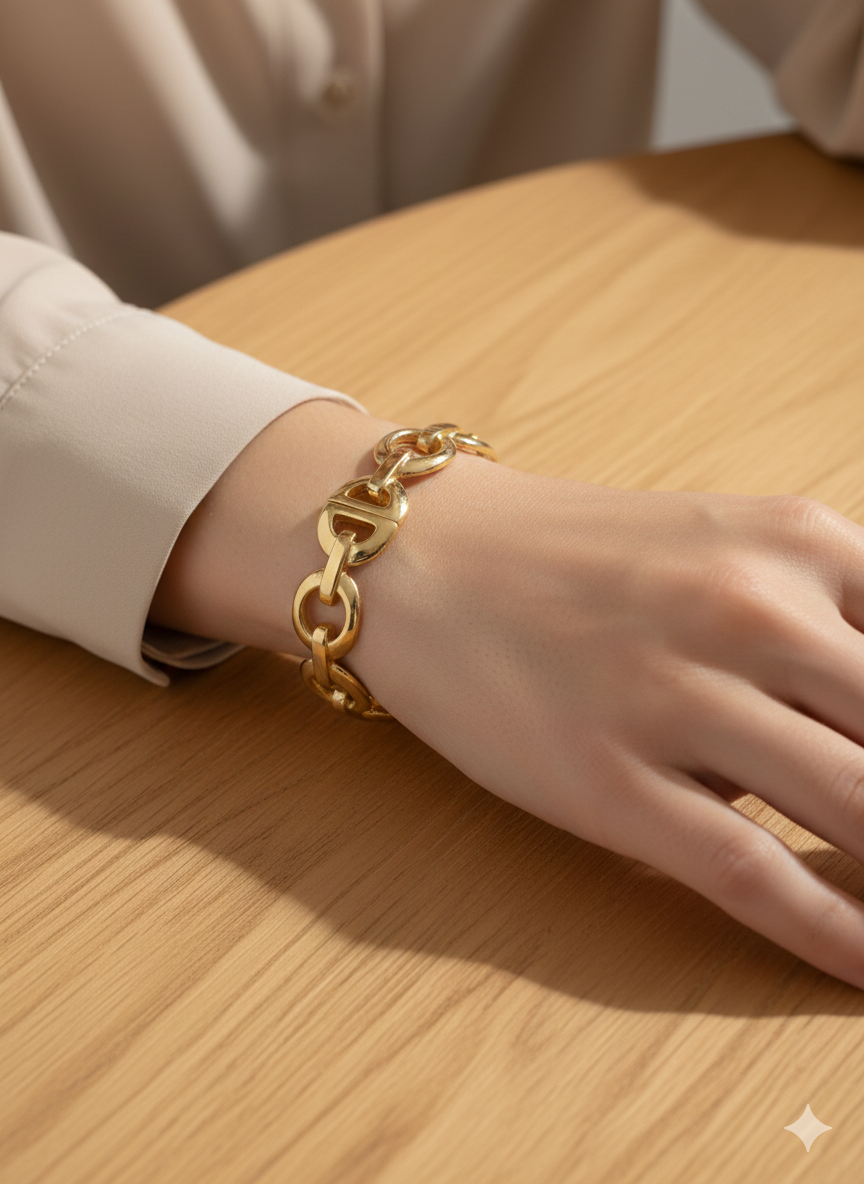 Contour Link Bracelet NYE Jewellery