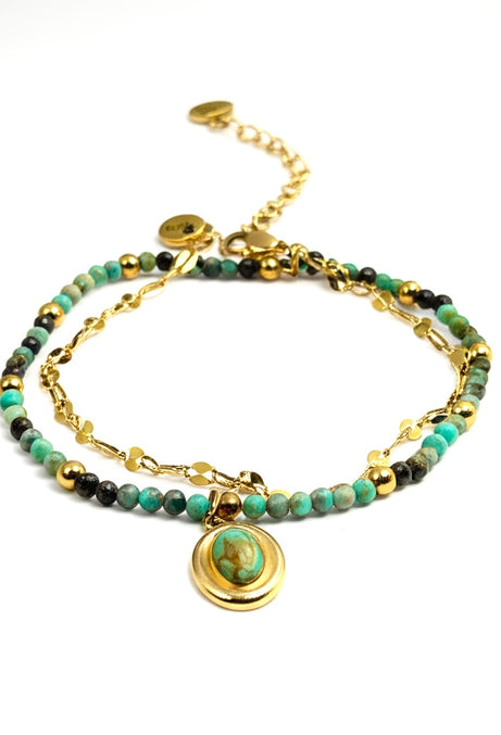 Turquoise Duo Bracelet