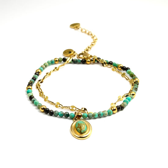 Turquoise Duo Bracelet Summer Jewellery