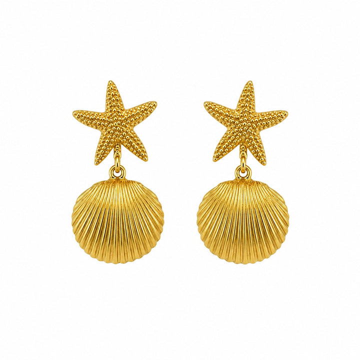 Starfish Drop Earrings