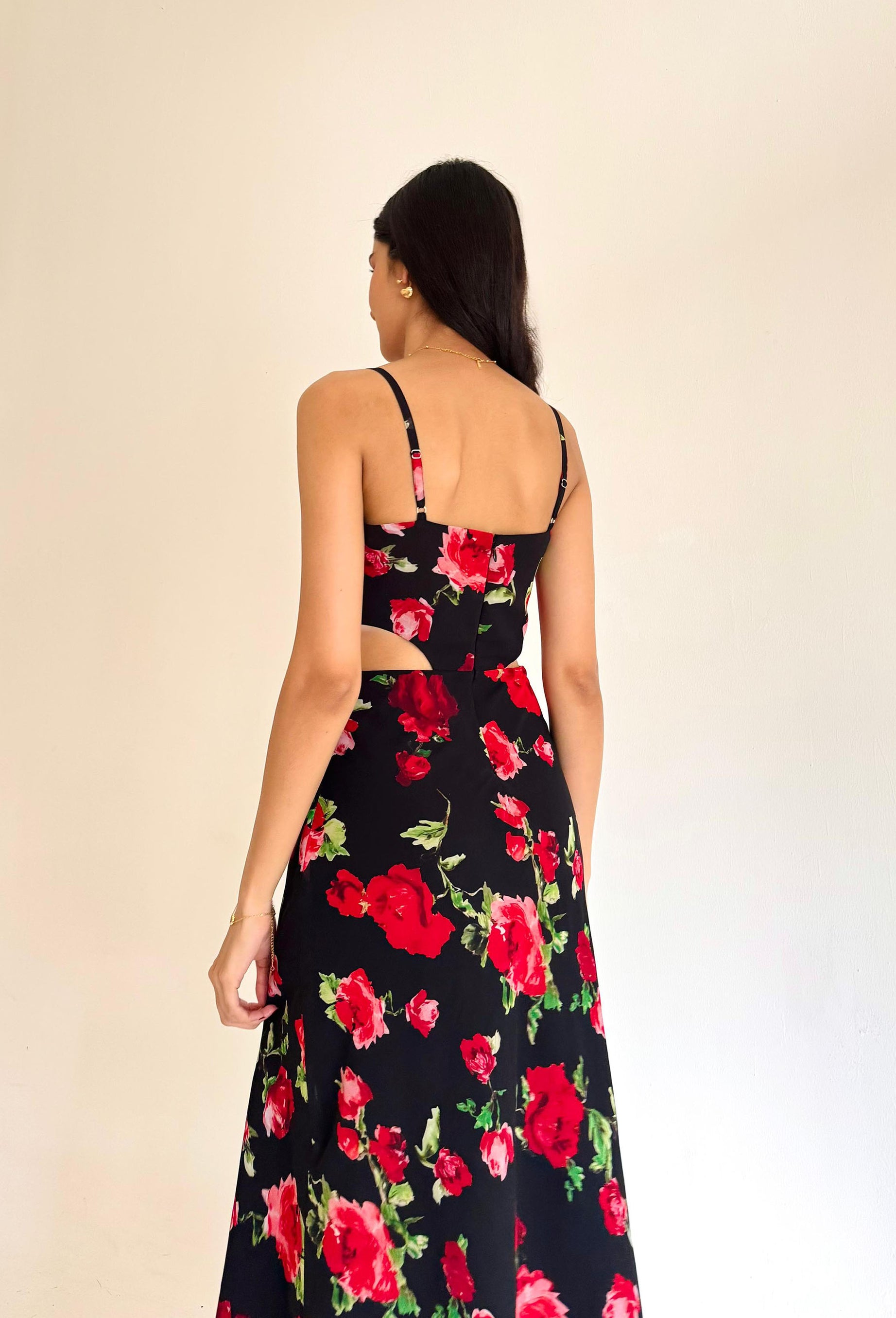 Rosalia Cowl Neck Maxi Dress