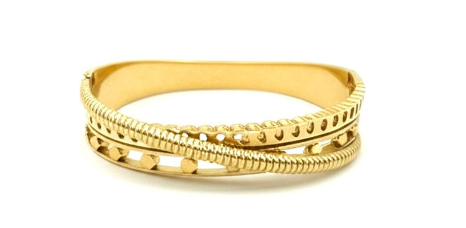 Multi-Tiered Gold Cuff Summer Jewellery