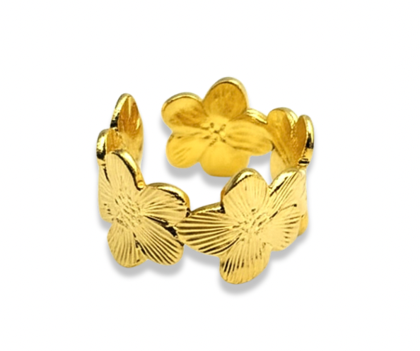 Floral Bloom Ring Summer Jewellery