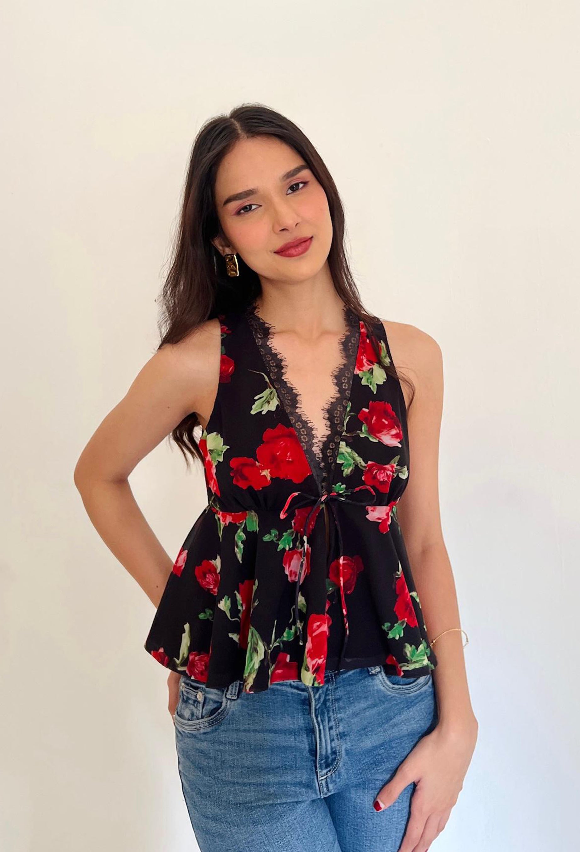 Valentina Peplum Top