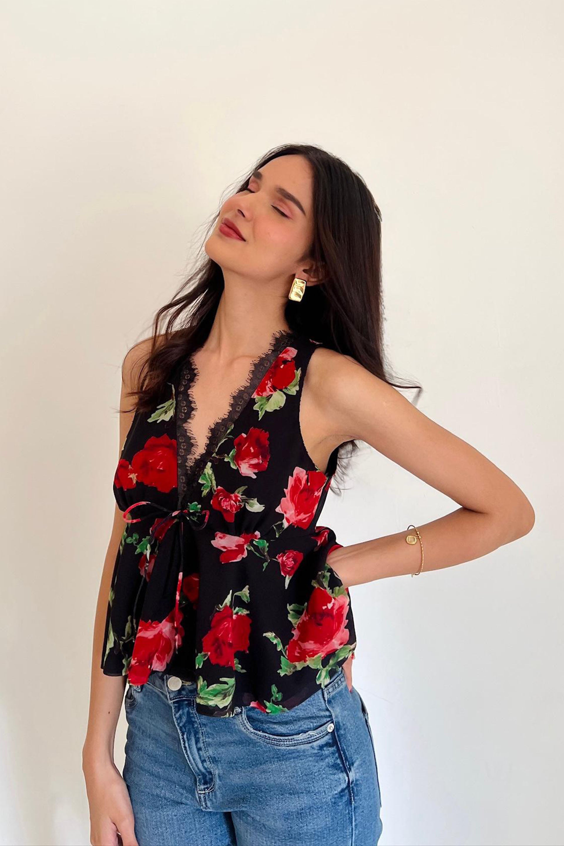 Valentina Peplum Top