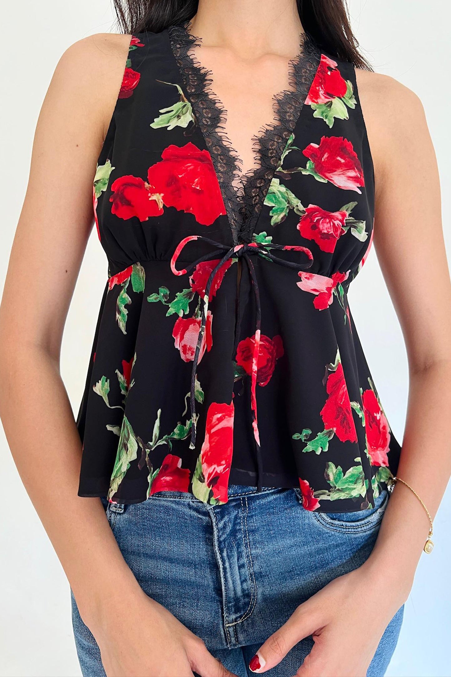 Valentina Peplum Top Valentines Day Collection