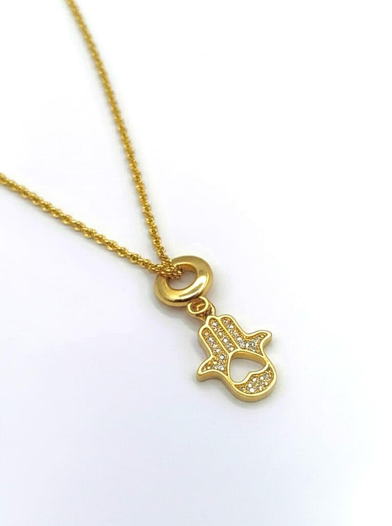 Radiant Hamsa Necklace Summer Jewellery