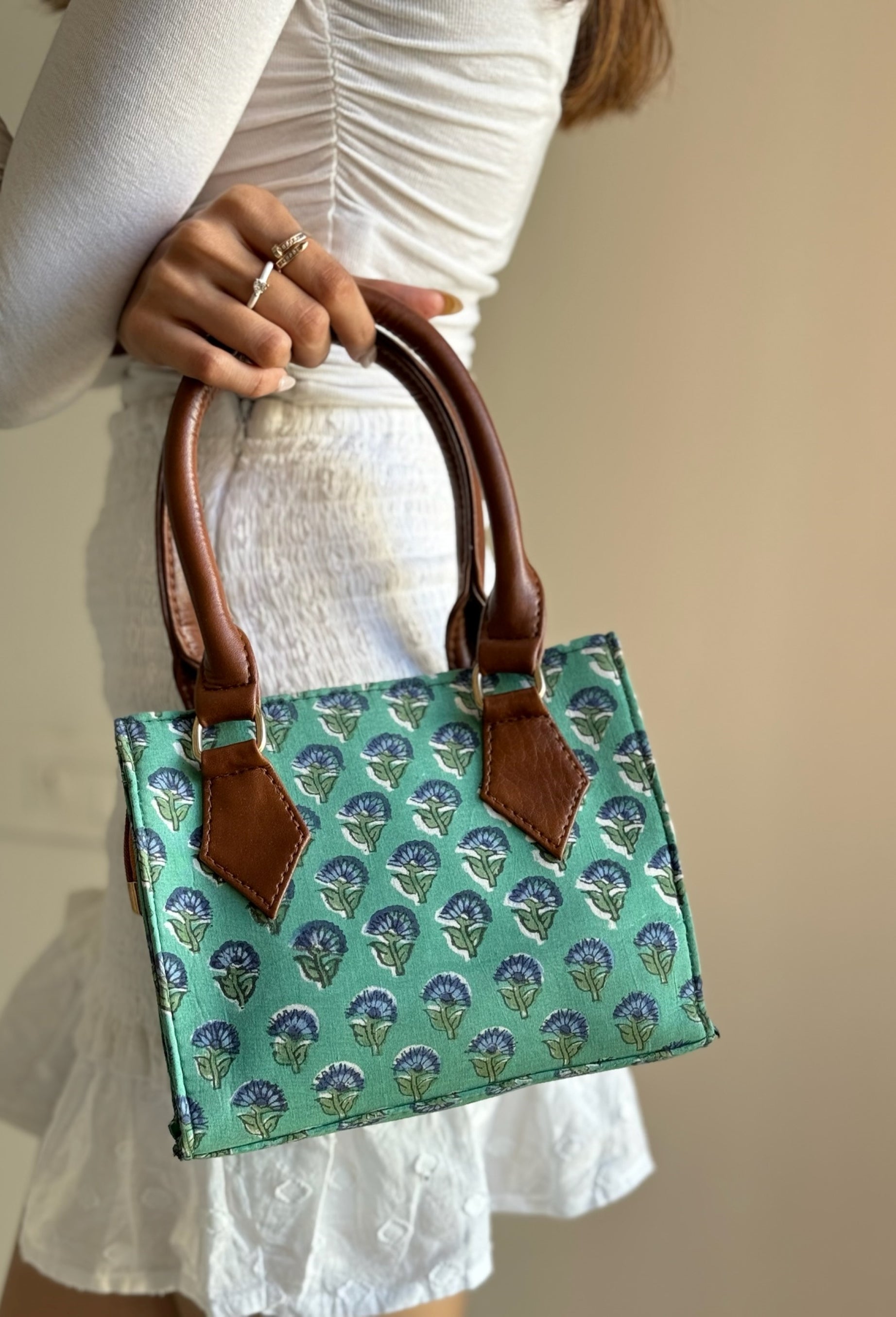 Mini Green Tote