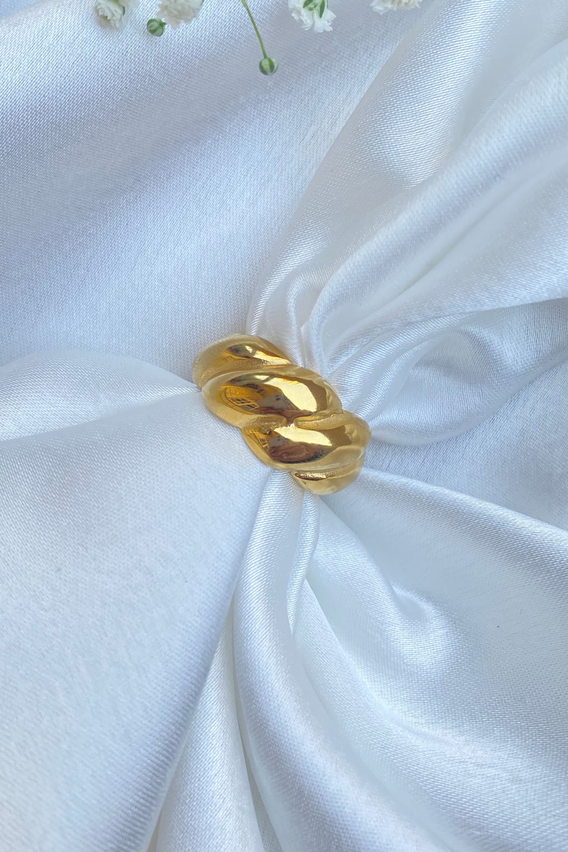 Croissant Statement Ring